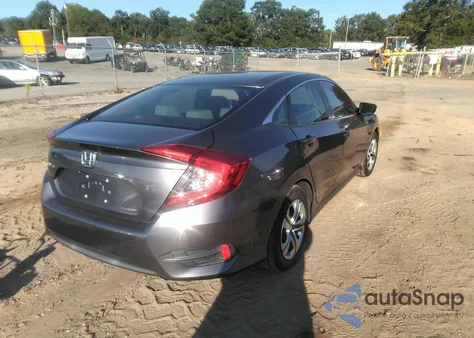 2016 Honda Civic Lx из США, поврежденный, VIN 19XFC2F56GE020450